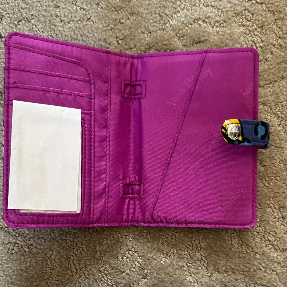 Vera Bradley Bright Magenta Quilted Card Holder